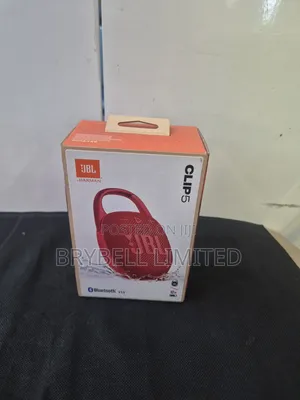 Red JBL Clip 5 Brand New Portable Spraker