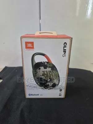 Green JBL Clip 5 Portable Speakers