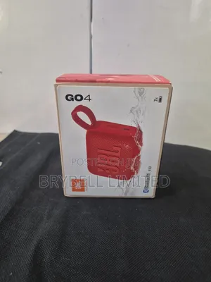 Red JBL Go4 Portable Bluetooth Speaker