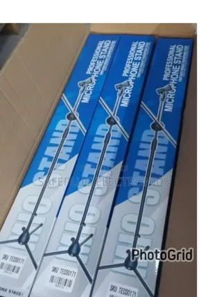 Adjustable Microphone Stand 
 Strong Durable Design