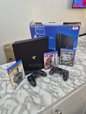 Playstation 4 Pro 1tb Clean as New With 3 Games and 2 Pads on Offer