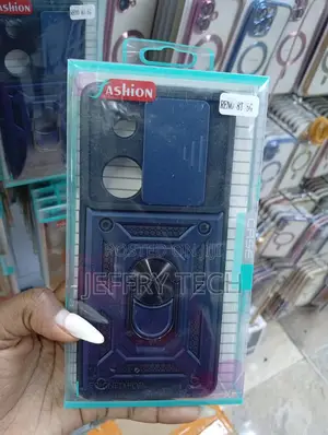 Reno 8t 5g Shutter Armor Case Featuring a Built-in Ring Holder Case