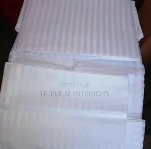 Superior Hotel White Stripe Bedding Essentials