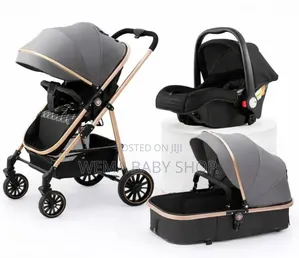Baby Stroller 3 In 1, High Landscape Travel Pram
