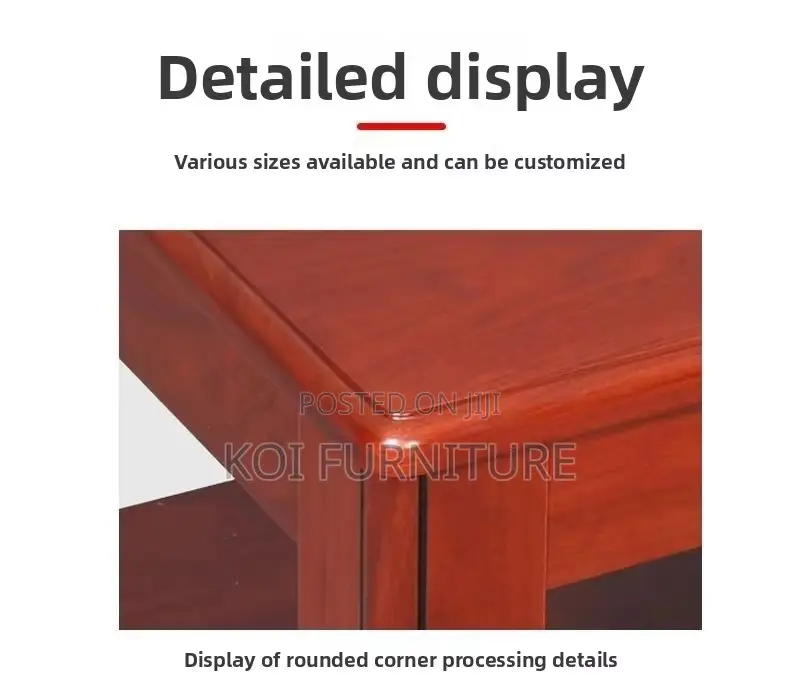 Coffee Table; Saulitee Square Mahogany Coffee Table