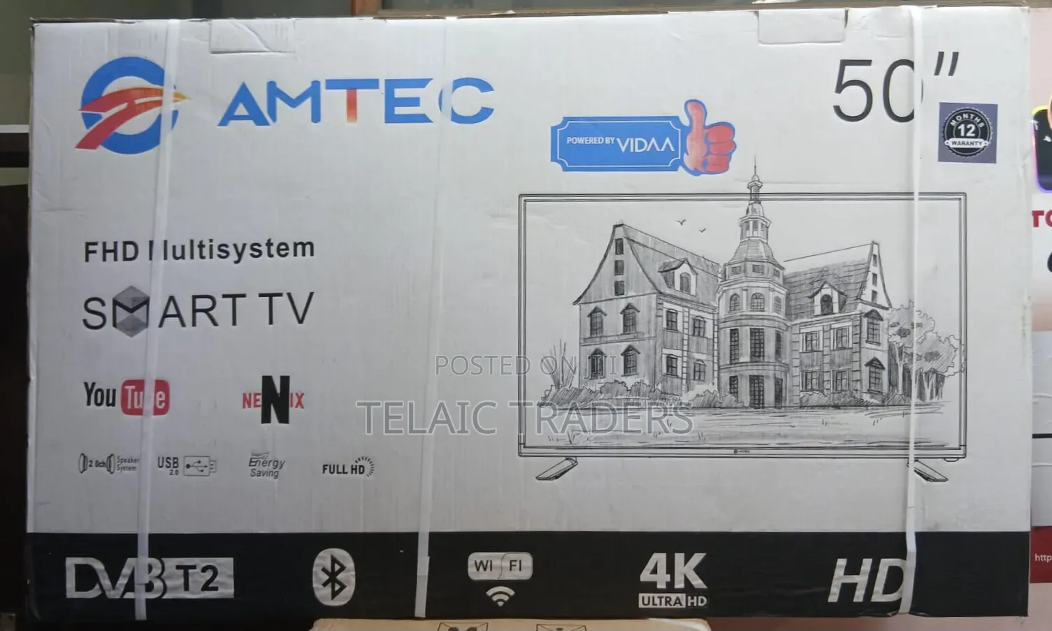 Amtec 50 Inches Smart Android Tv