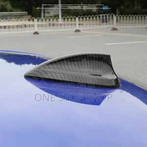 Plastic With Carbon Fiber Pattern Finish Sporty Shark Fin Decoration