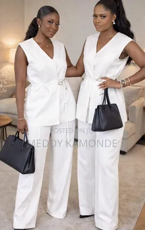 White 2ps Suit