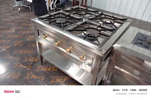 Four Burner Gas Cooker Made of Stainless