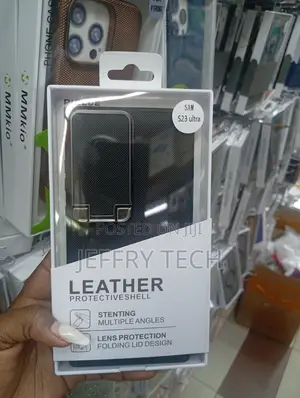 Lxury Leather Case for Thin Case With Flip Samsung Galaxy S23 Ultra