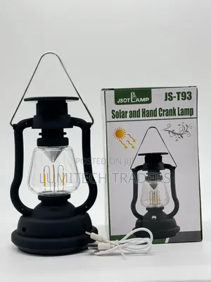 Js-T93 Solar and Hand Crank Lamp
