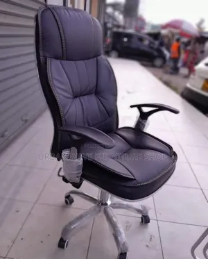 Black Leather Executive Chair