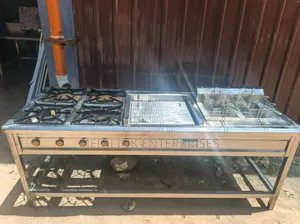 Edy Stainless Combined Commercial Kitchen Cooker