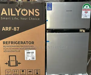 Ailyons 86 Litres Double Door Fridge - (Arf-87) - Silver Color