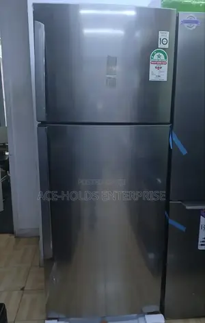 Lg 438 Litres 2 Door Fridge (Gl-C652hlcm) - Grey-Silver