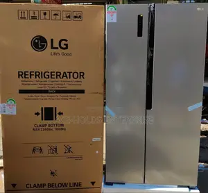 Lg Side by Side Fridge 519 Litres No Frost (Gc-Fb507pqam )