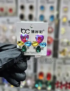 Crystal Rhinestone Stud Earrings