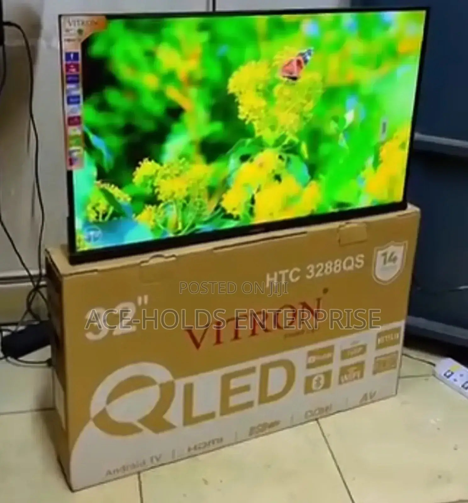 Vitron 32 Smart Android Tv - Qled Model (Frameless)