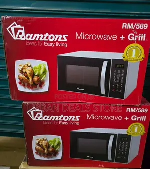 Ramtons 23 Litres Microwave With Grill – Rm589 (Silver)