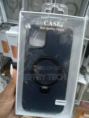 iPhone 11 Pro Max Case, Flexible Shockproof Case, Magnetic Ring