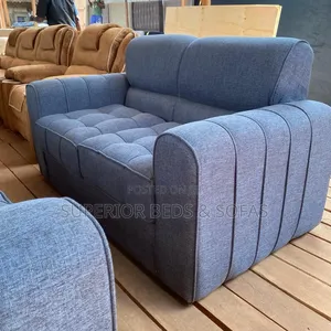 2 Seater Sofa With Modern Design + Pillows