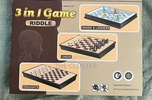 3 in 1 Riddle Board Game