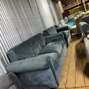 Black/Grey 2 Seater Loveseat Sofa on Sale