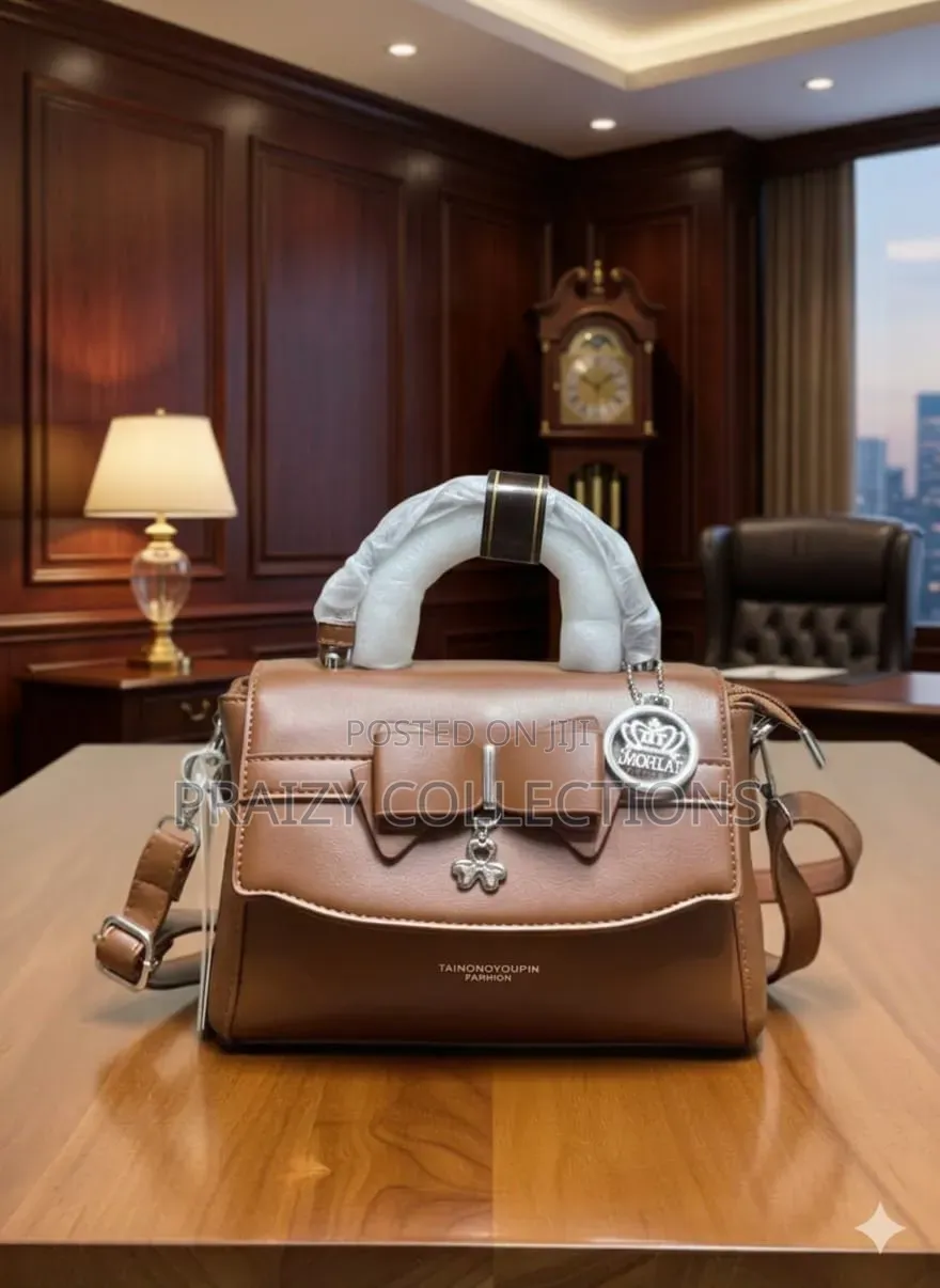 Elegant Bow-Detail Structured Handbags