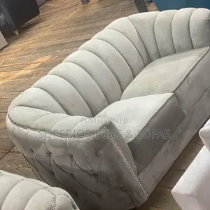 Luxury Grey Chesterfield 2 Seater Sofa