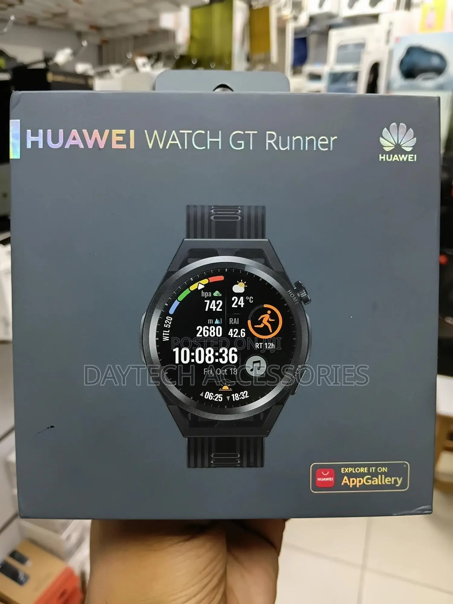 Huawei Gt Runner 46mm Smartwatch - Black