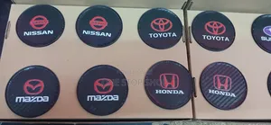 Car Branded 2pc Cup Holder Mats