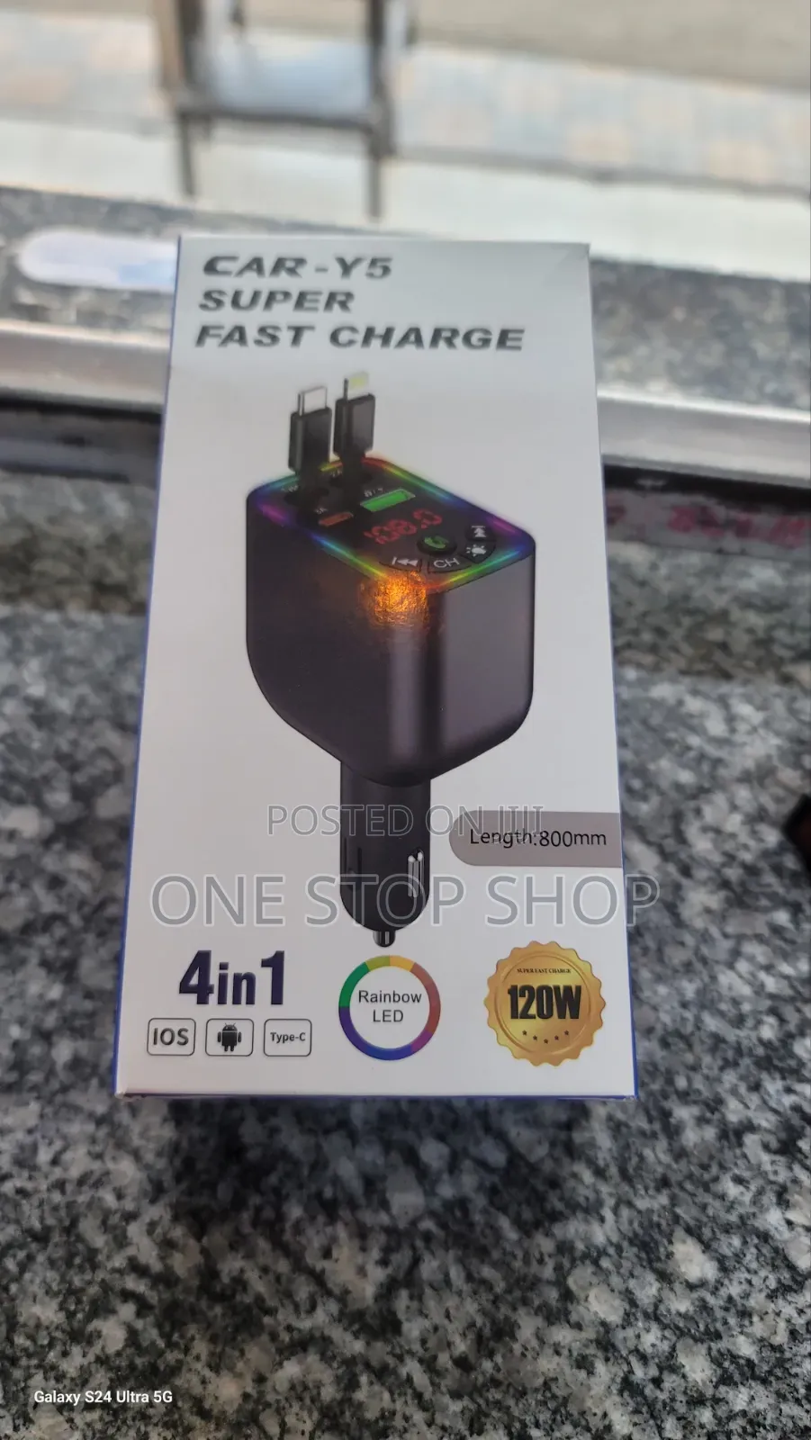120w Retractable Car Charger Bluetooth Fm Transmitter Functionality