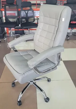 White  Adjustable Managers Chair