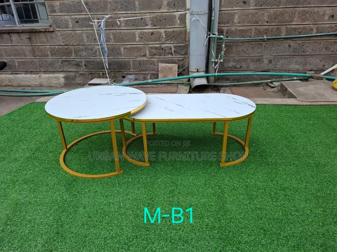 2 in 1 Coffee  Table Set Semi