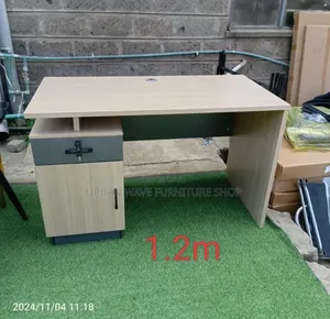 Brown 1.2m Executive Office Desk