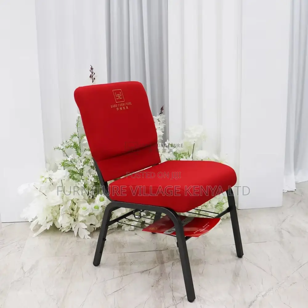 Stackable Fabricated Armless Wedding Chair