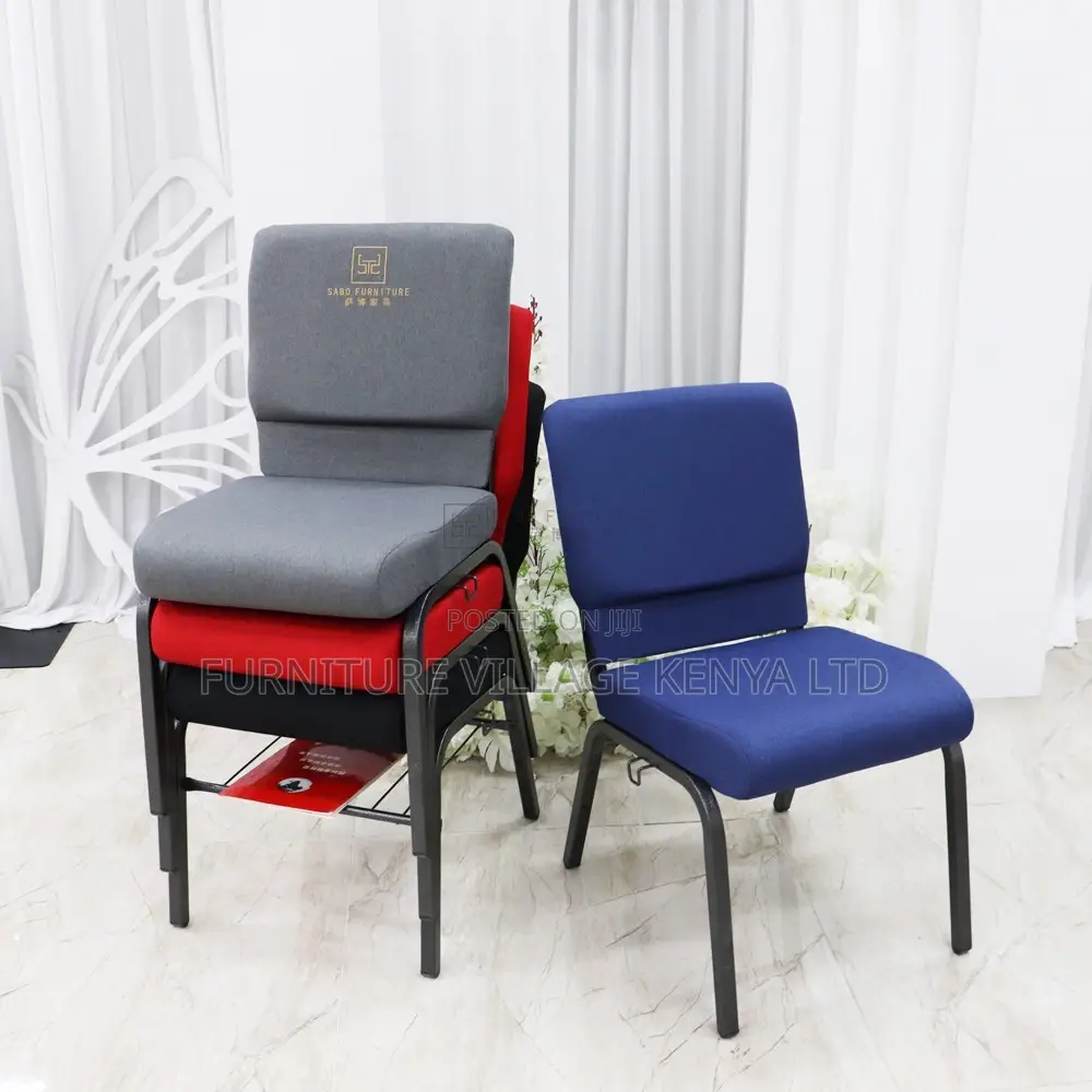 Stackable Fabricated Armless Wedding Chair