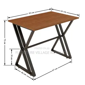 Generic Customized Brown Steel Legs Home Study Desk