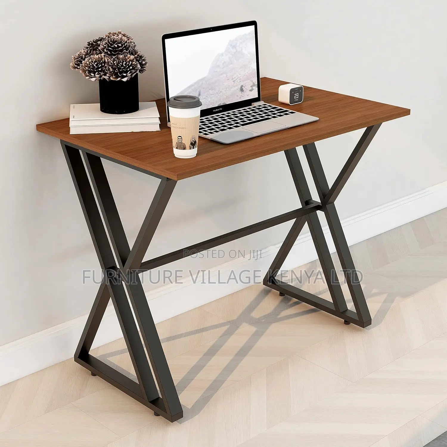 Generic Customized Brown Steel Legs Home Study Desk