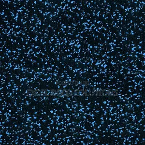 Blue Speckled Rubber Mat – Stylish Durable Gym Flooring