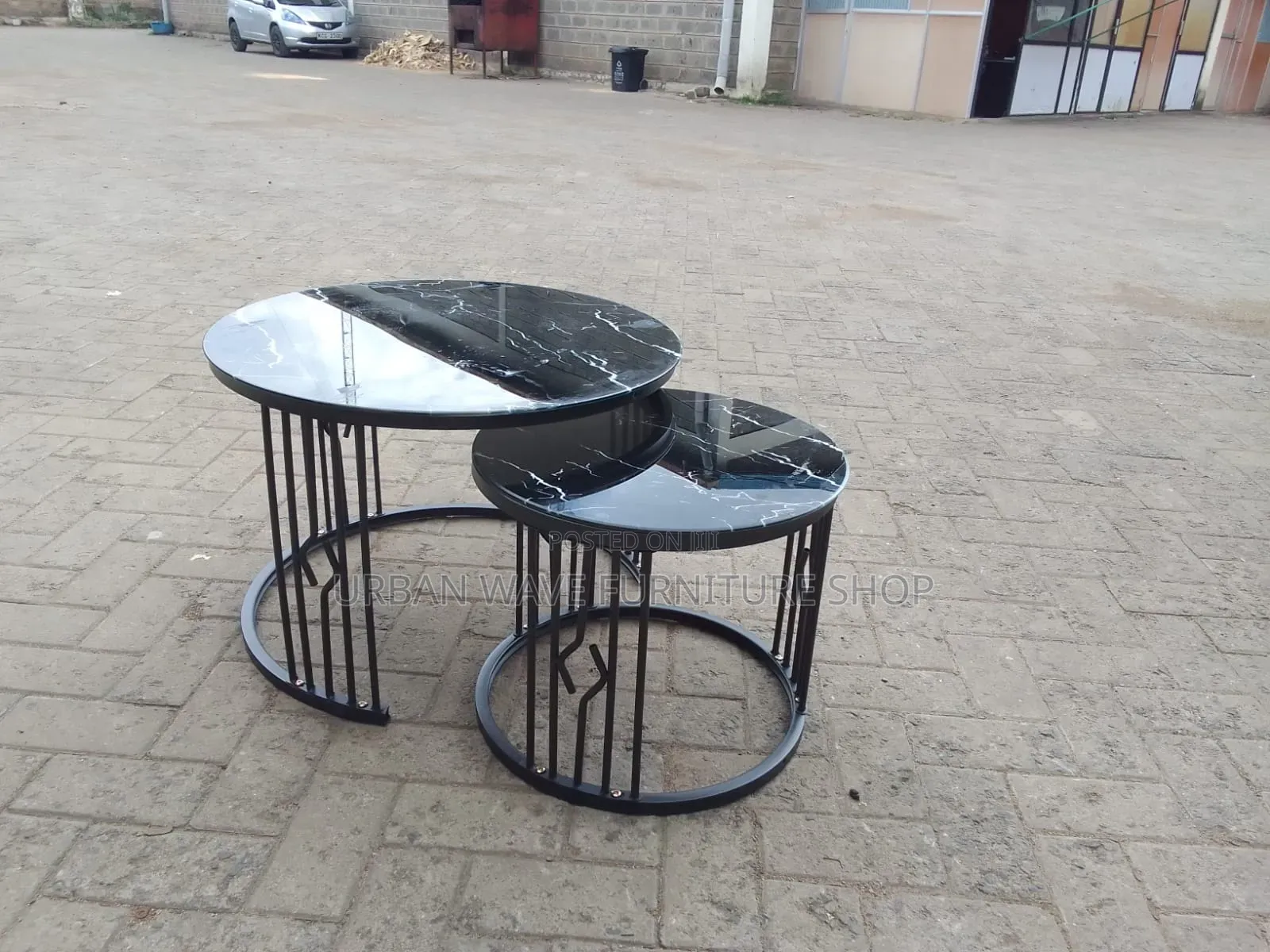 Black  Cocktail  Round Table