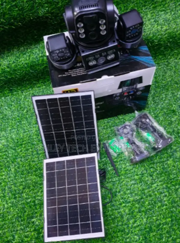 Solar Powered CCTV Camera Kit – 2 Panel Setup.