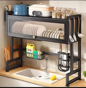 One Layer Over the Sink Dish Rack