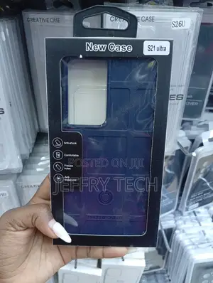 Samsung Galaxy S21 Ultra Magazine-Inspired Textured Design Case