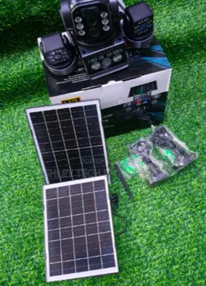 Dual Solar Panel CCTV Camera System – Outdoor Wireless Security.