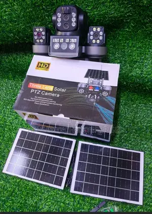 V380pro 4mp Dual Lens Solar PTZ Security Camera With 4g Sim Card