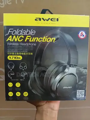 The Awei A710bl Foldable Anc Wireless Headphones