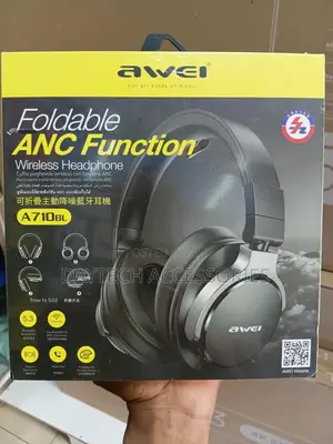 Awei Awei A710bl Bluetooth Headphones - Anc 300mah Battery - Black