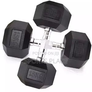 15kg Dumbells - Hexagonal Dumbell - Pair(2)