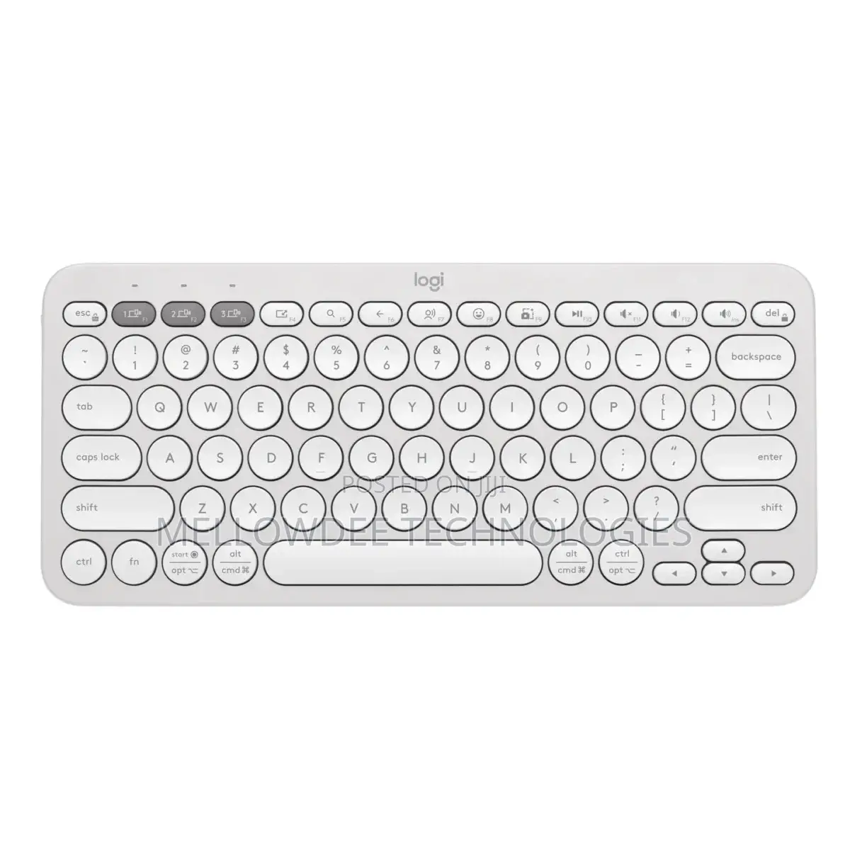 Logitech K380s Multi-Device Bluetooth Keyboard Tonal White